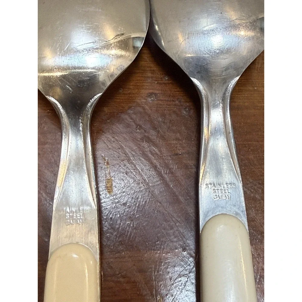 Vintage International Silver Heartland 12 Pc Flatware Set Japan Folk Art Farm